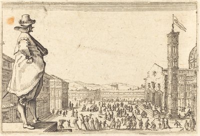 Piazza del Duomo, Floransa by Jacques Callot