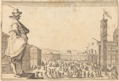 Piazza del Duomo, Floransa by Jacques Callot