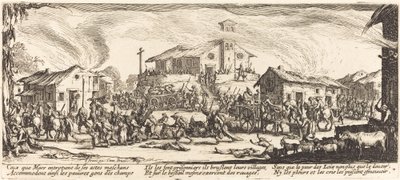 Köyün Yağmalanması ve Yakılması by Jacques Callot