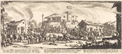 Köyün Yağmalanması ve Yakılması by Jacques Callot