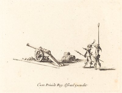 Topu Ateşlemeye Hazırlanıyor, 16341635. by Jacques Callot