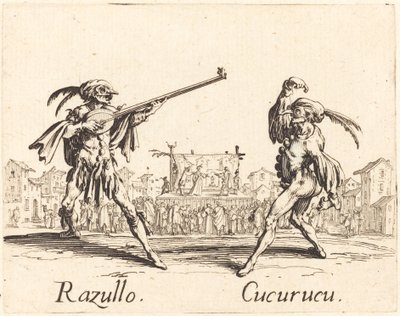 Razullo ve Salatalık by Jacques Callot