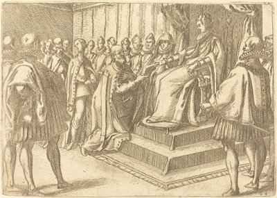 Polonya Elçisinin Kabulü by Jacques Callot
