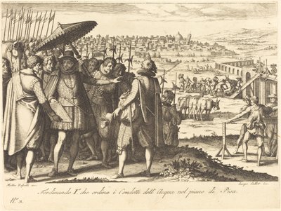 Pisa Su Kemeri Restorasyonu by Jacques Callot
