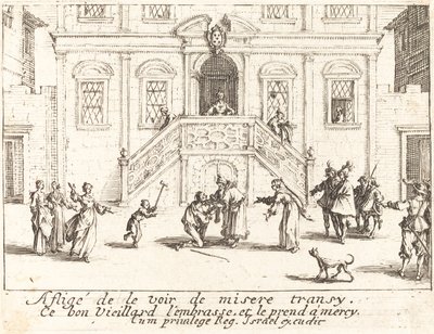 Prodigal Oğlunun Dönüşü by Jacques Callot