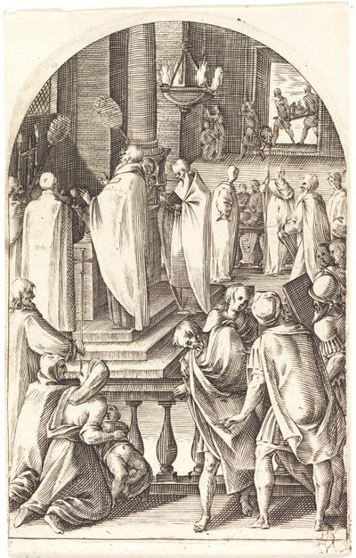 Ayini Kutlayan Aziz Basil, 16081611. by Jacques Callot