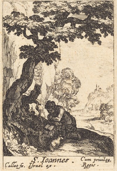 Aziz John the Baptist by Jacques Callot