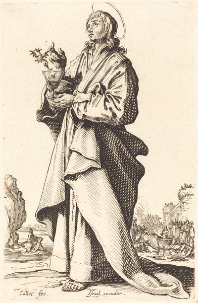 Aziz John Evangelist by Jacques Callot