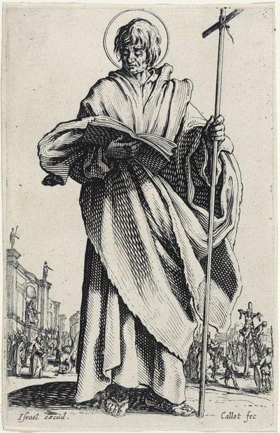 Les Grands Apôtres'ten Aziz Philip (Büyük Havariler), 1631 by Jacques Callot