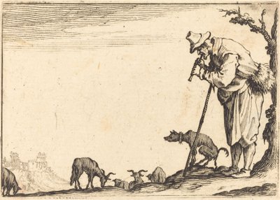Flüt Çalan Çoban by Jacques Callot