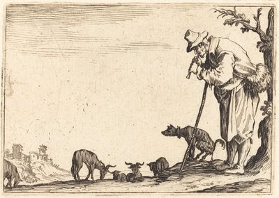 Flüt Çalan Çoban by Jacques Callot