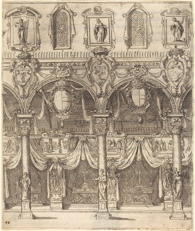 San Lorenzo Yan Koridor, Floransa by Jacques Callot