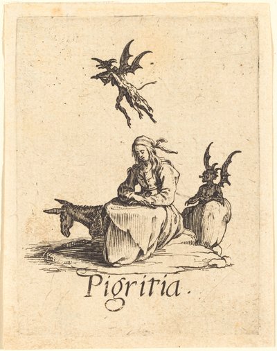 tembel hayvan by Jacques Callot