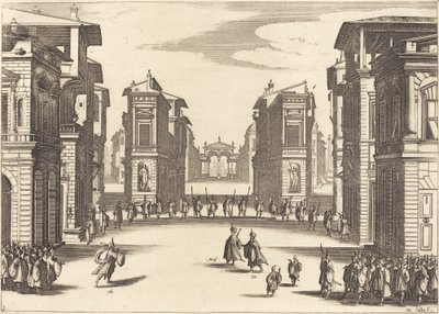 Süleyman, Perde III by Jacques Callot