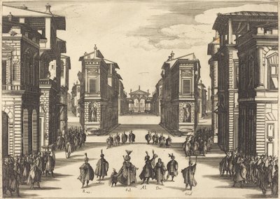 Solimano, Perde IV by Jacques Callot