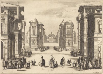 Süleyman, Perde I, 1620. by Jacques Callot