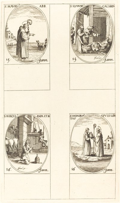 Aziz Moor John Calybite Marcellus onur by Jacques Callot