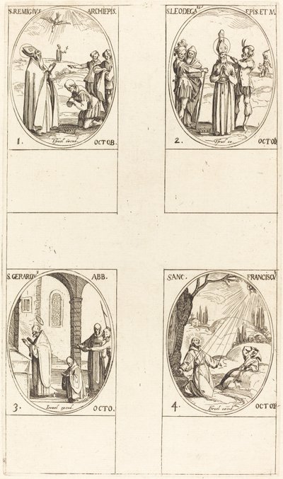 Aziz Remigius; Aziz Leodegarius; Aziz Gerard, Başrahip; Assisi
