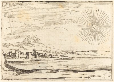Güneşin Doğuşu, 1628. by Jacques Callot