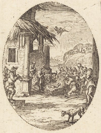 Çobanların hayranlığı by Jacques Callot