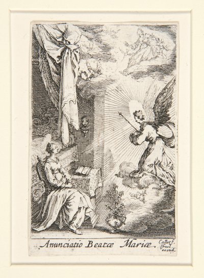 Duyuru, hayır. Bakirenin Yaşamından 5 by Jacques Callot