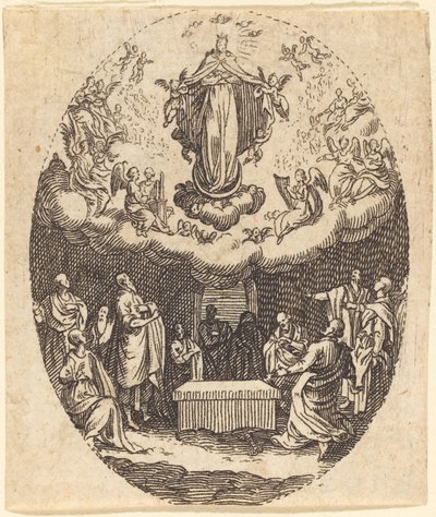 Cherubin ile Varsayım by Jacques Callot