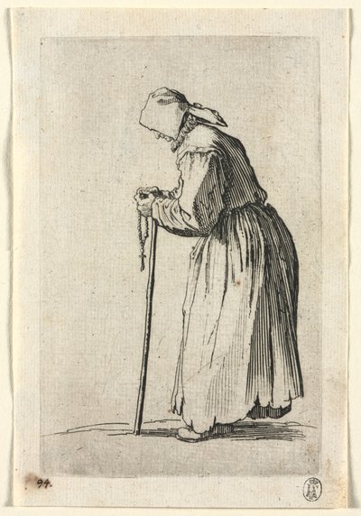 Dilenciler: Onun Tespihinde Dilenci by Jacques Callot