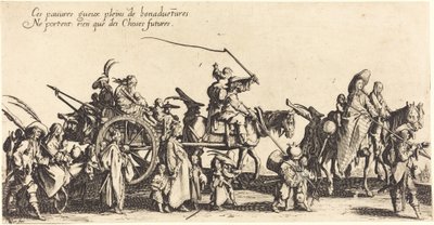 Yürüyen Bohemyalılar: Arka Muhafız by Jacques Callot
