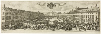 Nancy'deki Carrière veya Rue Neuve (Yeni Sokak) by Jacques Callot