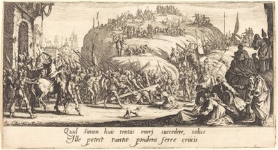 Haçın Taşınması by Jacques Callot