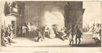 Dikenlerle taçlandırma by Jacques Callot