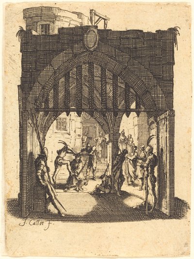 Dikenlerle taçlandırma by Jacques Callot