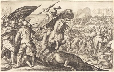 Türk Süvarilerinin Yenilgisi, c. 1614. by Jacques Callot
