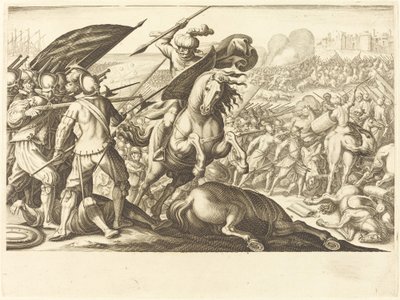 Türk Süvarilerinin Yenilgisi, c. 1614. by Jacques Callot