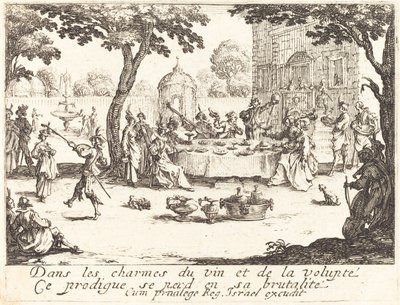 Dağılma, 1635. by Jacques Callot