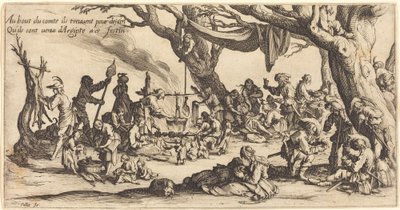Bohemyalıların Bayramı by Jacques Callot