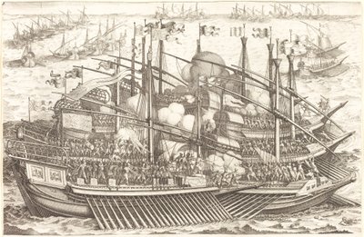 İlk Deniz Savaşı by Jacques Callot