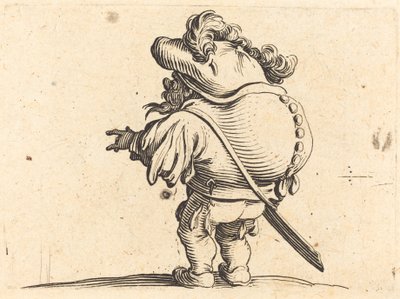 Tüylü Şapkalı Kambur by Jacques Callot