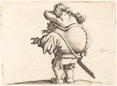 Tüylü Şapkalı Kambur by Jacques Callot