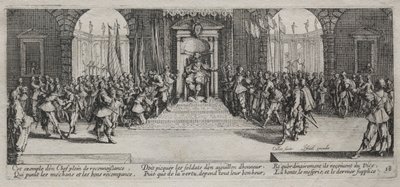 Savaşın Büyük Sefaletleri: Tazminatın Dağılımı by Jacques Callot