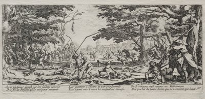 Savaşın Büyük Sefaletleri: Köylülerin İntikamı, 1633. by Jacques Callot
