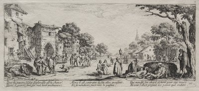 Savaşın Büyük Sefaletleri: Dilenciler ve Ölenler by Jacques Callot