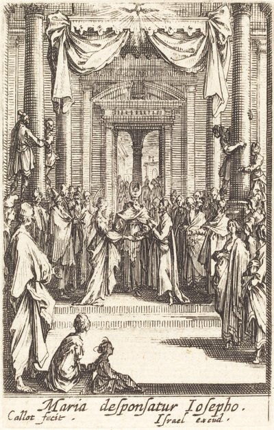 Bakirenin Evliliği by Jacques Callot