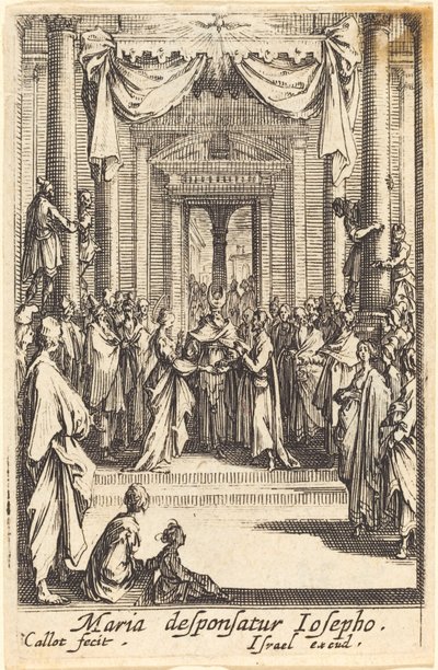 Bakirenin Evliliği by Jacques Callot