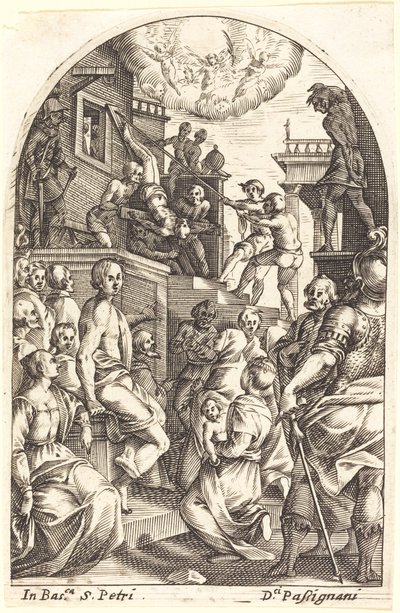 Aziz Petrus'un Şehitliği by Jacques Callot