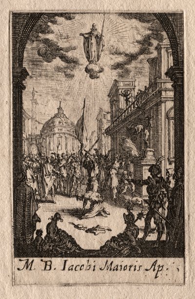 Havarilerin Şehitliği: Büyük Aziz James by Jacques Callot