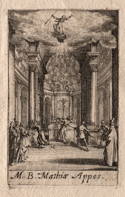 Havarilerin Şehitliği: Aziz Matthias by Jacques Callot