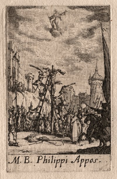 Havarilerin Şehitliği: St. Philip. by Jacques Callot