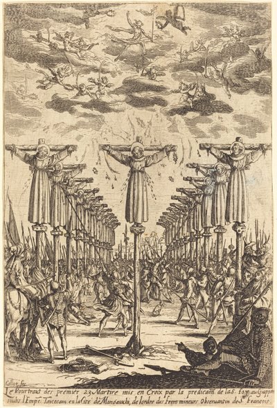Japonya Şehitleri by Jacques Callot