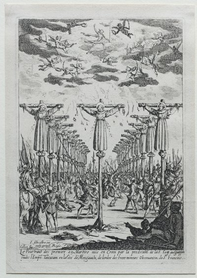 Japonya Şehitleri. by Jacques Callot